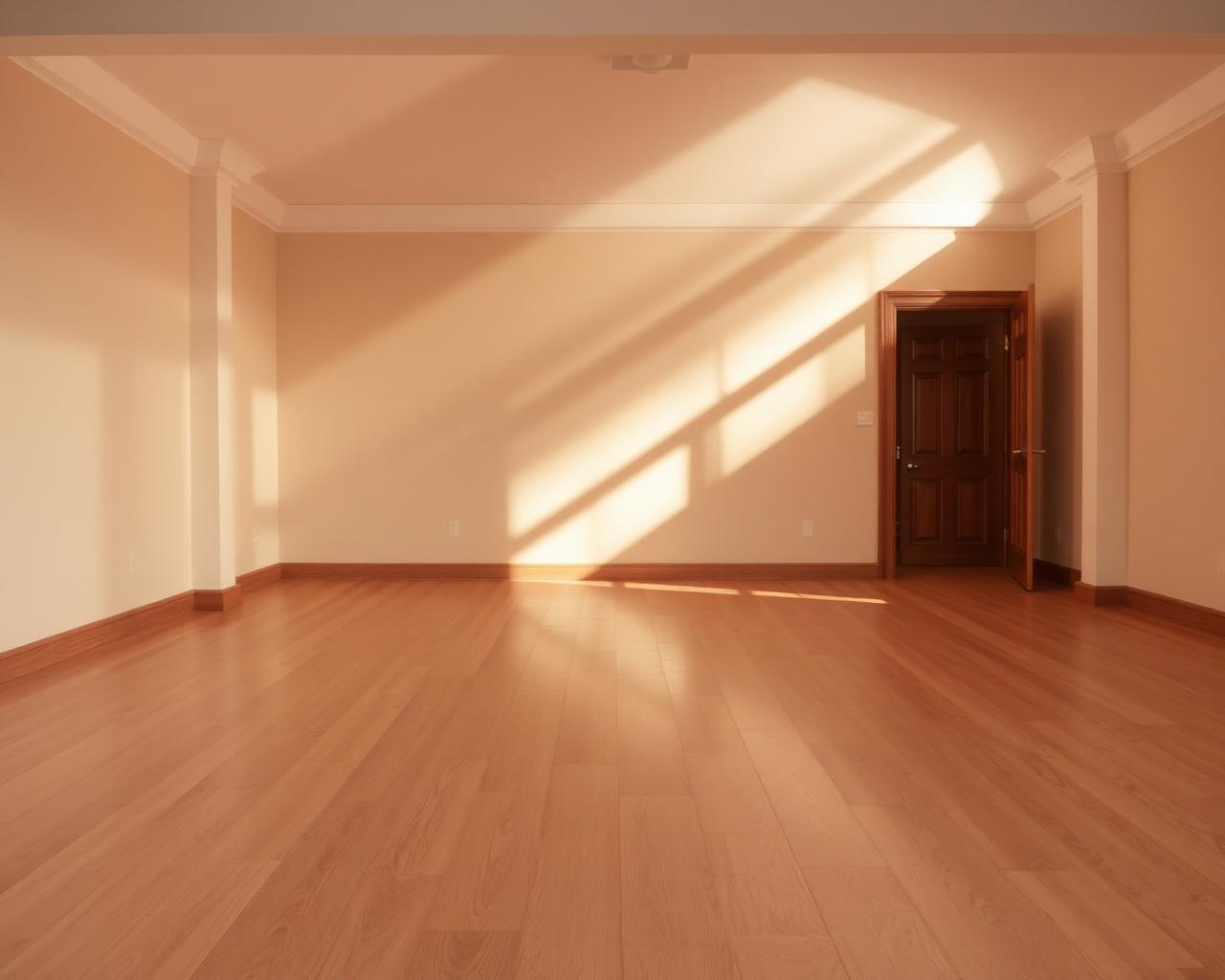 Sanded hardwood flooring